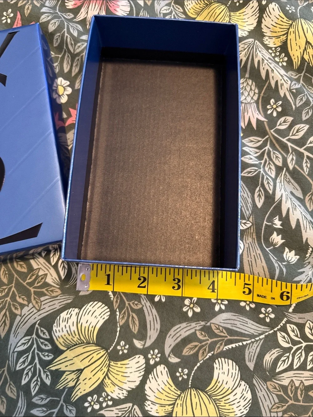 Yves Saint Laurent Blue Gift Box with Black YSL Logo - Picture 4 of 6